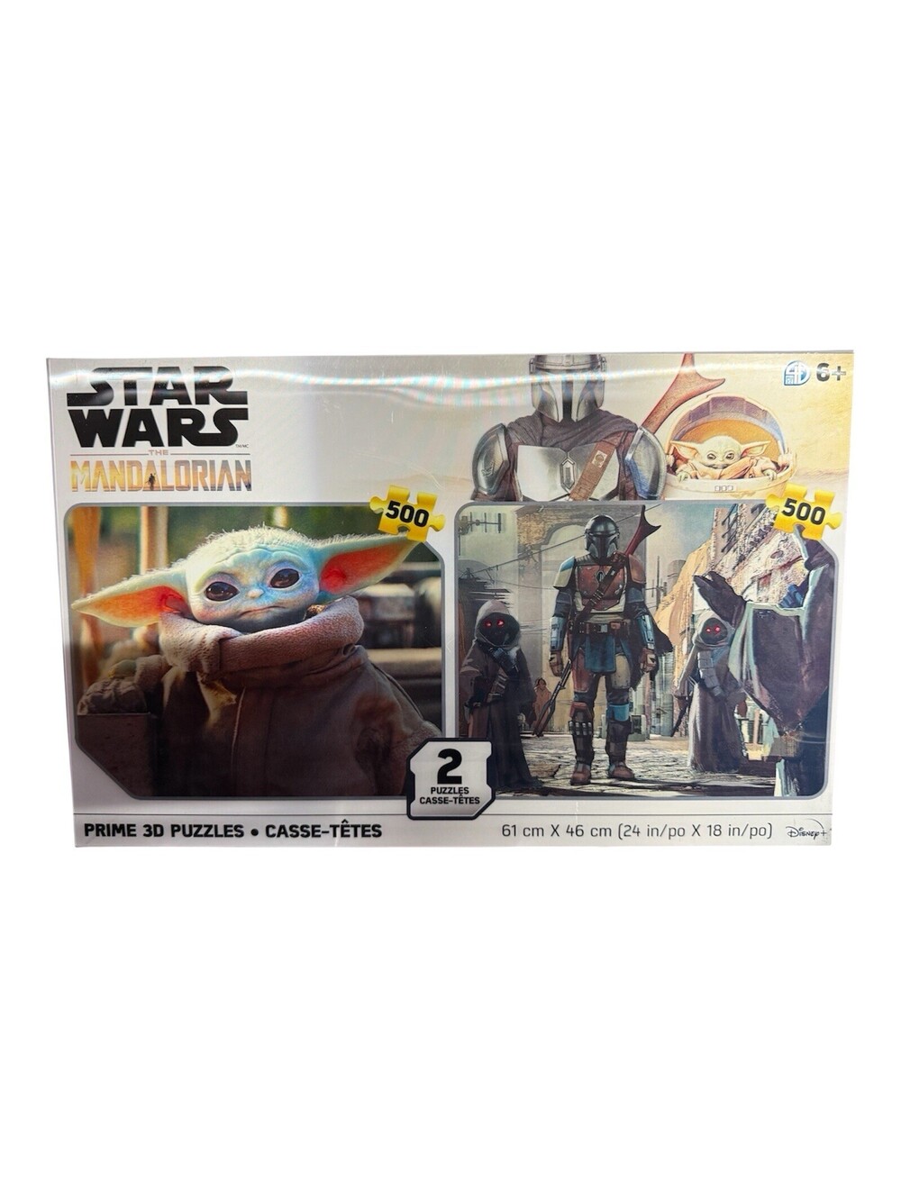 NEW Disney 2-Pack 3D Puzzles Star Wars The Mandalorian (500pc Each)
